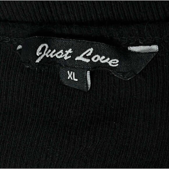 Just Love Tank Top Eiffel Tower PARDON MY FRENCH Black Pink 100% Cotton XL Vacay - Picture 2 of 2